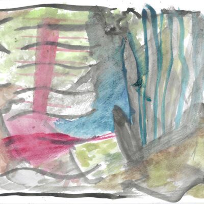 aquarelle painting by artist Isaac Cohen,