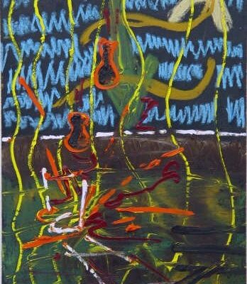 a painting by contemporary artist Isaac Cohen